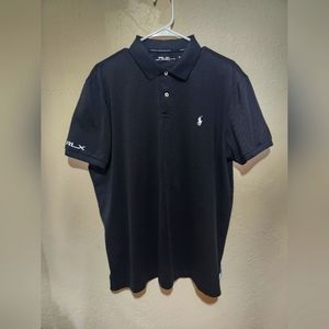 XL Men's Ralph Lauren RLX Black Polo